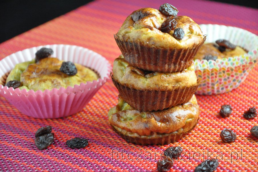 Proste fit muffiny bananowe (bezglutenowe, bezcukrowe)