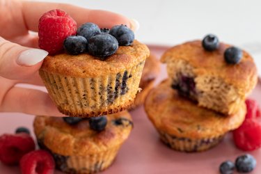 Miękkie babeczki proteinowe (bez mąki i cukru)