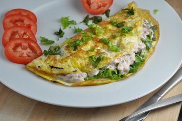 Najlepszy fit omlet z tuńczykiem
