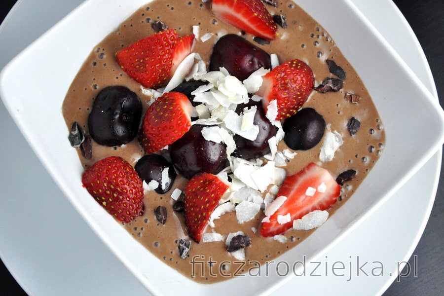 Zdrowe lody kakaowe (bezglutenowe, bezcukrowe)