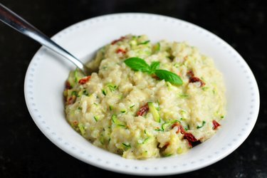 Lekkie kremowe risotto z cukinią