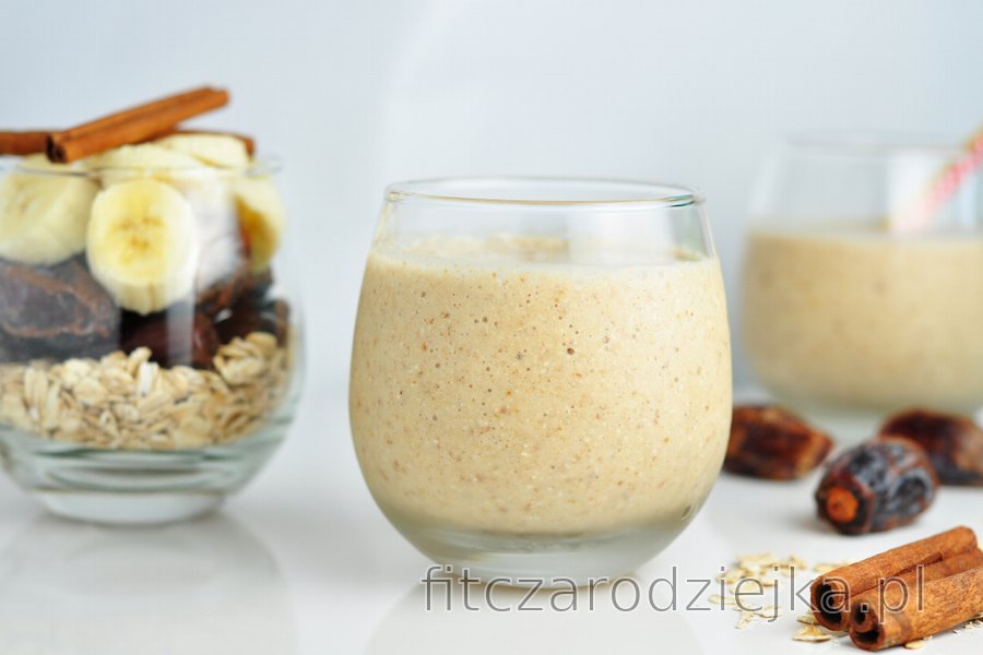 Smoothie owsiane z bananem