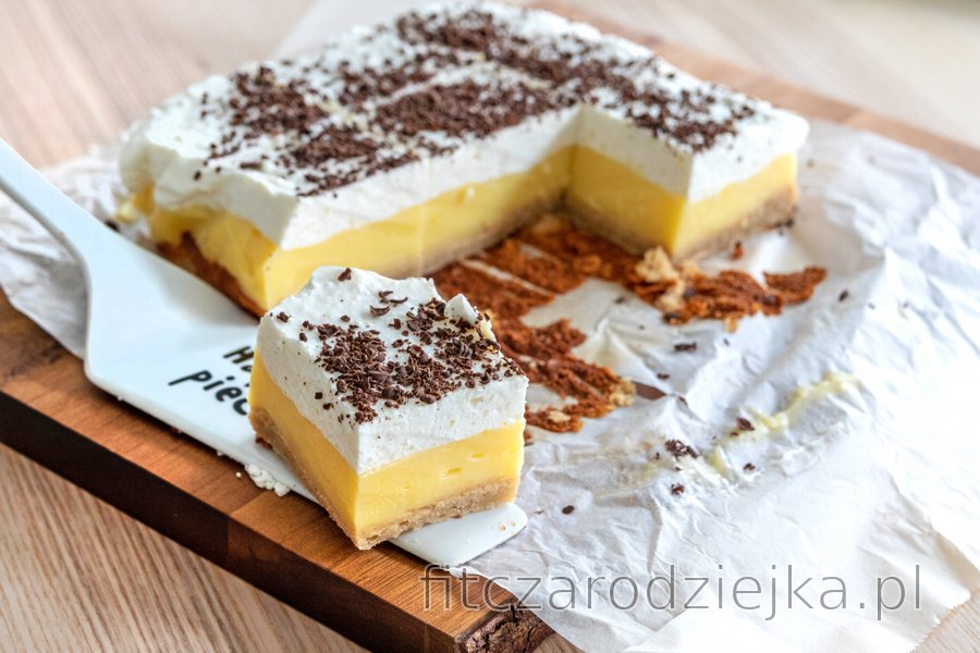 Dietetyczne ciasto z kremem