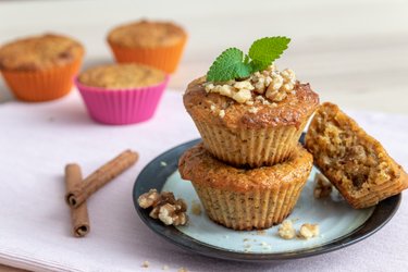 Zdrowe muffiny marchewkowe (z mąki orkiszowej)